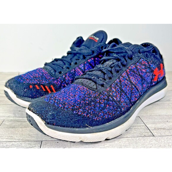 Under Armour Threadborne Fortis 3 Running Shoes Women's 9 Black Purple 1295768 - Picture 4 of 10